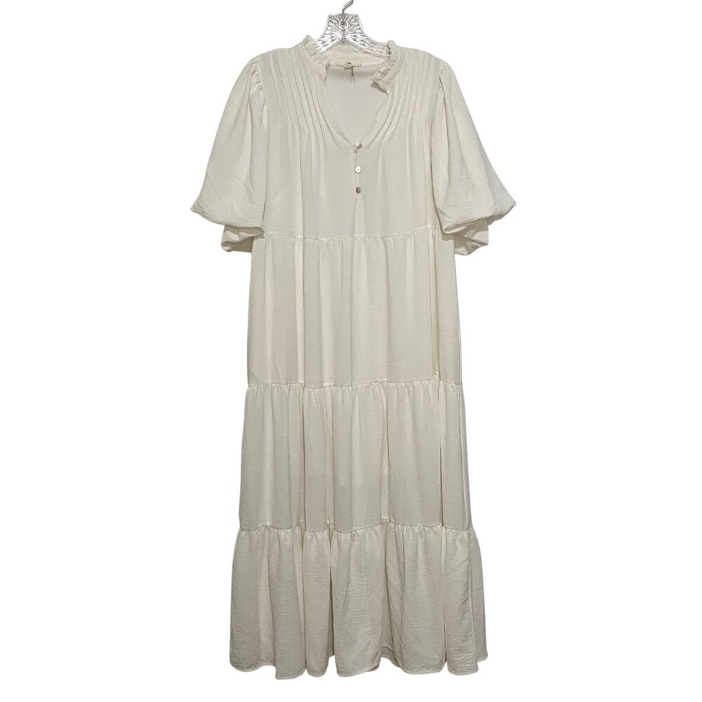 Entro Cream Maxi Dress